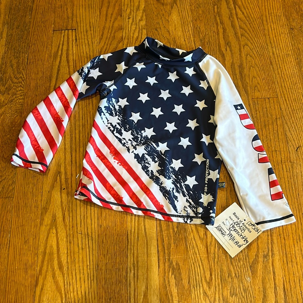 Patriotic Swim Rashguard